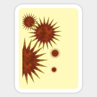 Abstract sun Sticker